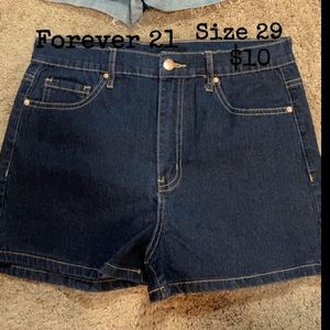 Forever 21 jean shorts. Size 29